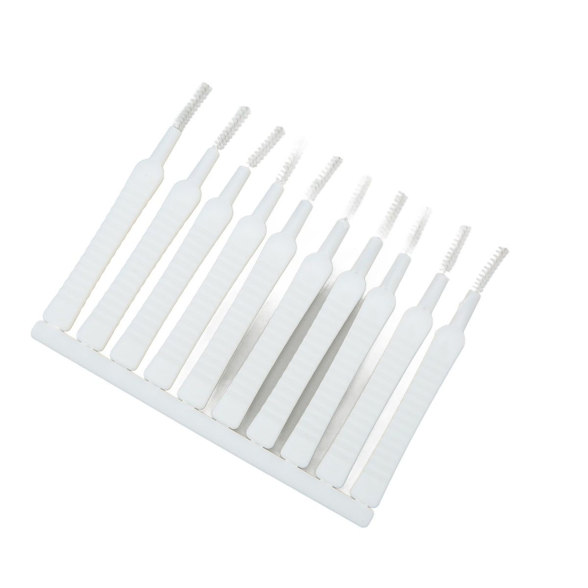 10pcs Mini Shower Head Cleaning Brush Scratch Proof Slip Proof Small Hole Nylon Cleaner Brush for Nozzle Blockages