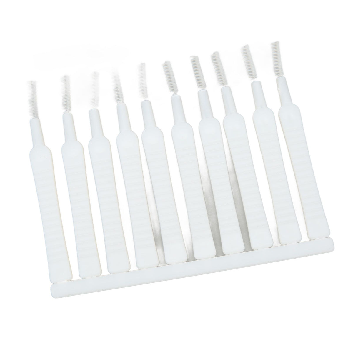 10pcs Mini Shower Head Cleaning Brush Scratch Proof Slip Proof Small Hole Nylon Cleaner Brush for Nozzle Blockages