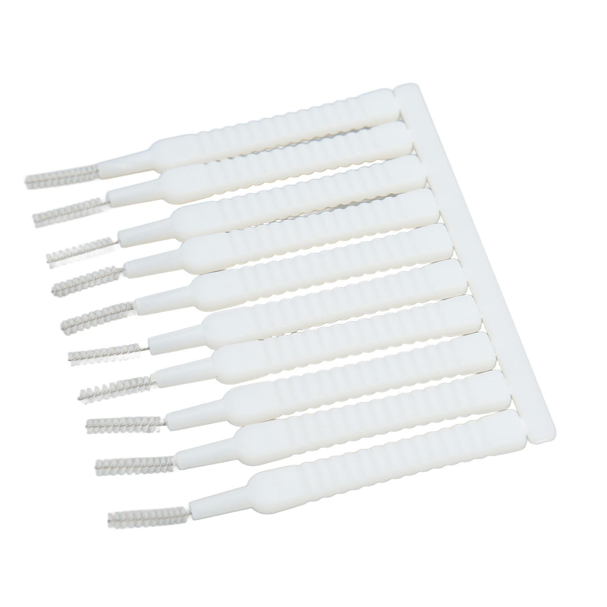 10pcs Mini Shower Head Cleaning Brush Scratch Proof Slip Proof Small Hole Nylon Cleaner Brush for Nozzle Blockages