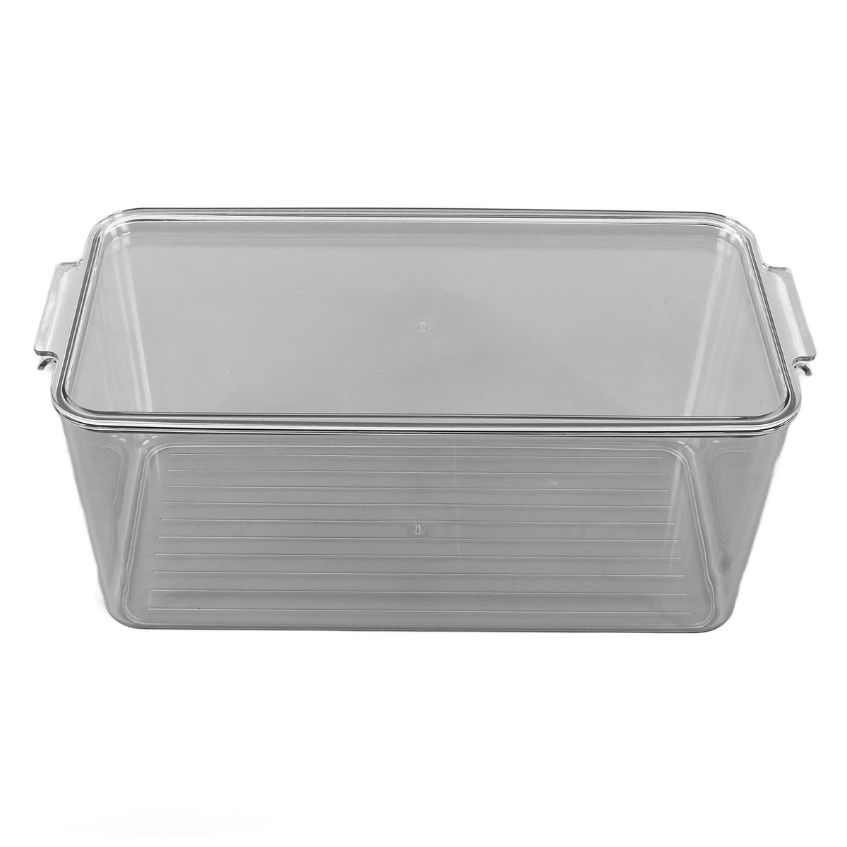 Plastic Storage Box Stackable Refrigerator Kitchen Clear Plastic Fruit Vegetable Preservation Storage BoxHigh