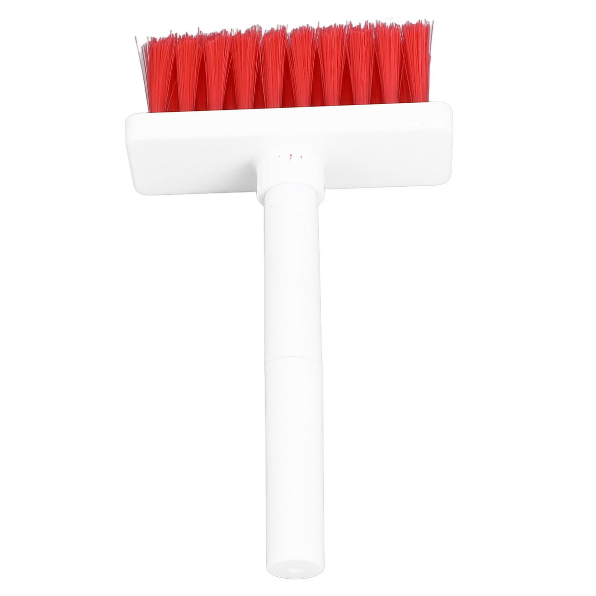 Keyboard Brush Separate Double Head Design 5 in 1 Multifunction 3 Row Design Plastic Cleaning Brush Pen for HeadphonesWhite Red