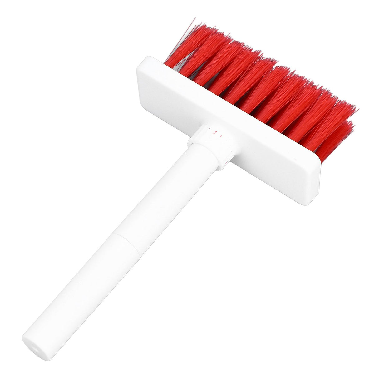 Keyboard Brush Separate Double Head Design 5 in 1 Multifunction 3 Row Design Plastic Cleaning Brush Pen for HeadphonesWhite Red
