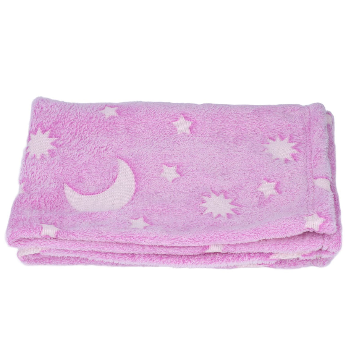 1.52x1M Luminous Blanket Double Sided Polyester Glowing Blanket Bedroom Air Conditioning Blanket for KidsPurple