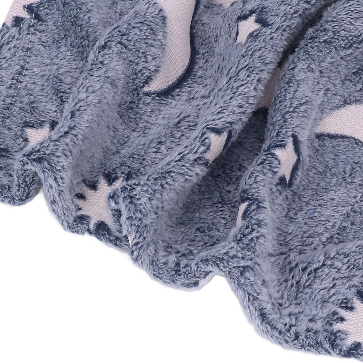 Glowing Polyester Blanket Soft and Warm Fuzzy Blanket for Bed Sofa Couch All SeasonDusty Blue