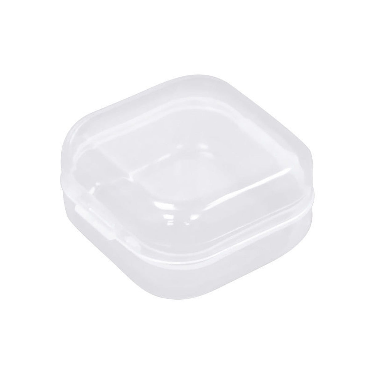 Small Clear Box Transparent Sturdy Durable PP Glossy Surface Wide Application Bead Box for Jewelry Pills Earplug