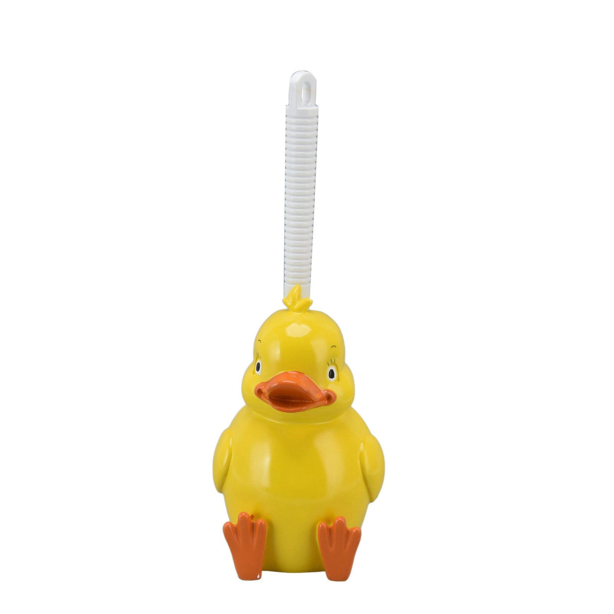 Toilet Brush Little Yellow Duck Seamless Toilet Cleaning Brush Deep Cleaning Bathroom Toilet Brush with Base for Bathroom
