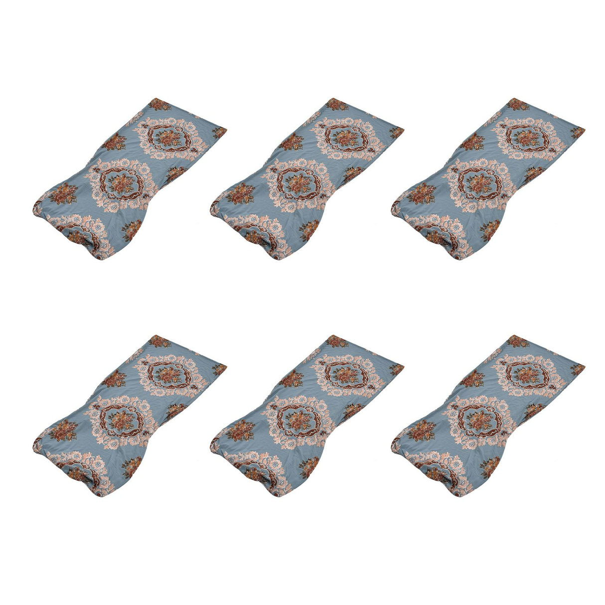 6PCS High Elasticity Chair Cover Removable Washable Dustproof Home Hotel Dining Chair CoversType 4