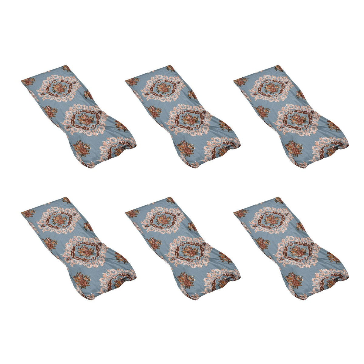 6PCS High Elasticity Chair Cover Removable Washable Dustproof Home Hotel Dining Chair CoversType 4