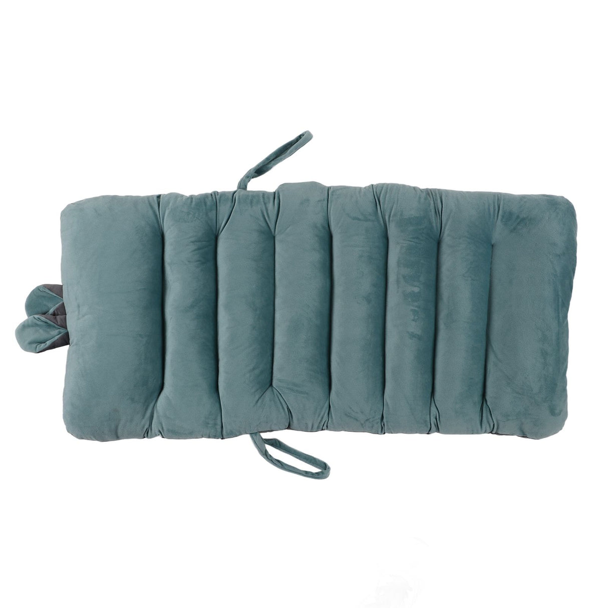 Integrated Recliner Backrest Cushion Plush PP Cotton Back Support Office Chair Sofa CushionBlue 45x100cm