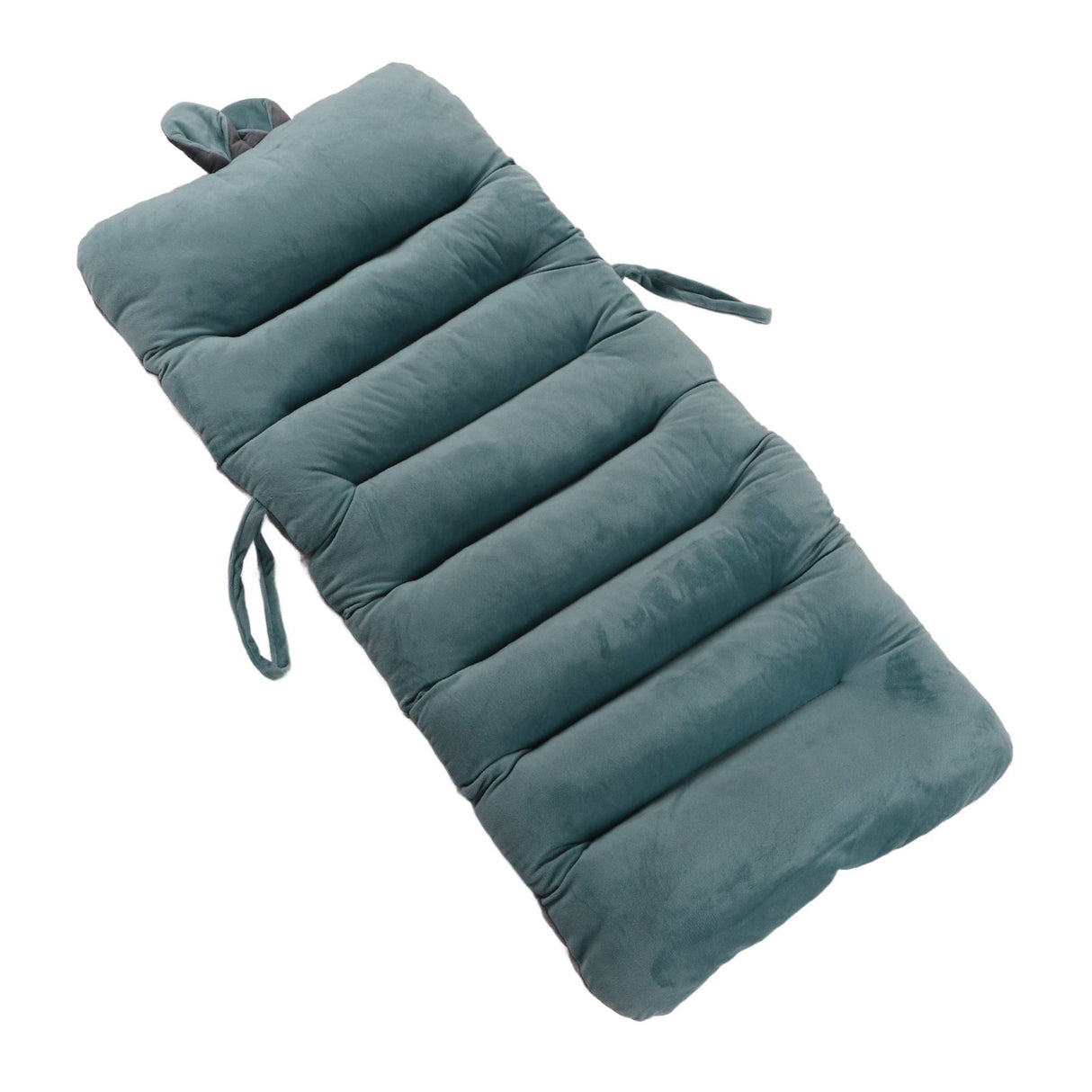 Integrated Recliner Backrest Cushion Plush PP Cotton Back Support Office Chair Sofa CushionBlue 45x100cm