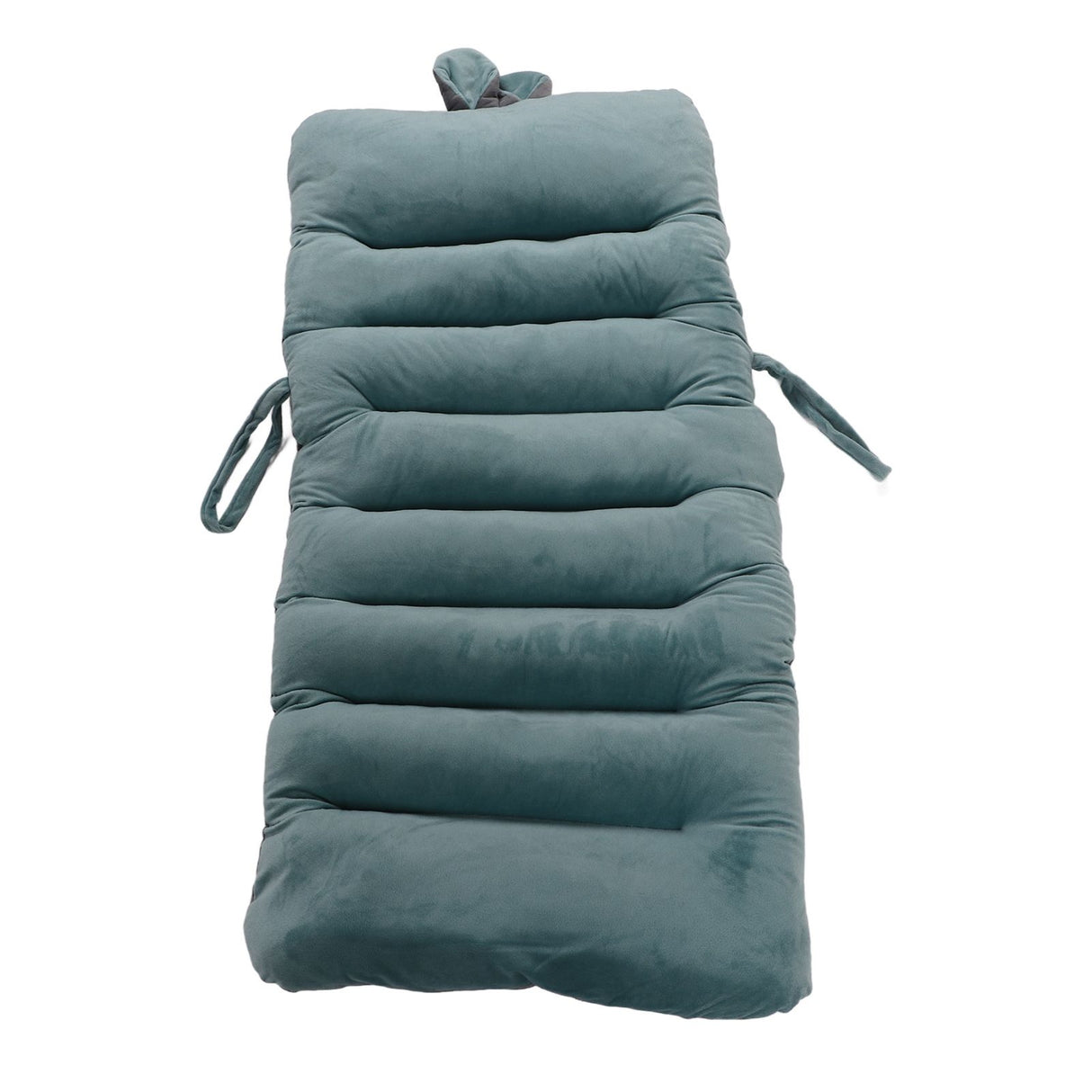 Integrated Recliner Backrest Cushion Plush PP Cotton Back Support Office Chair Sofa CushionBlue 45x100cm