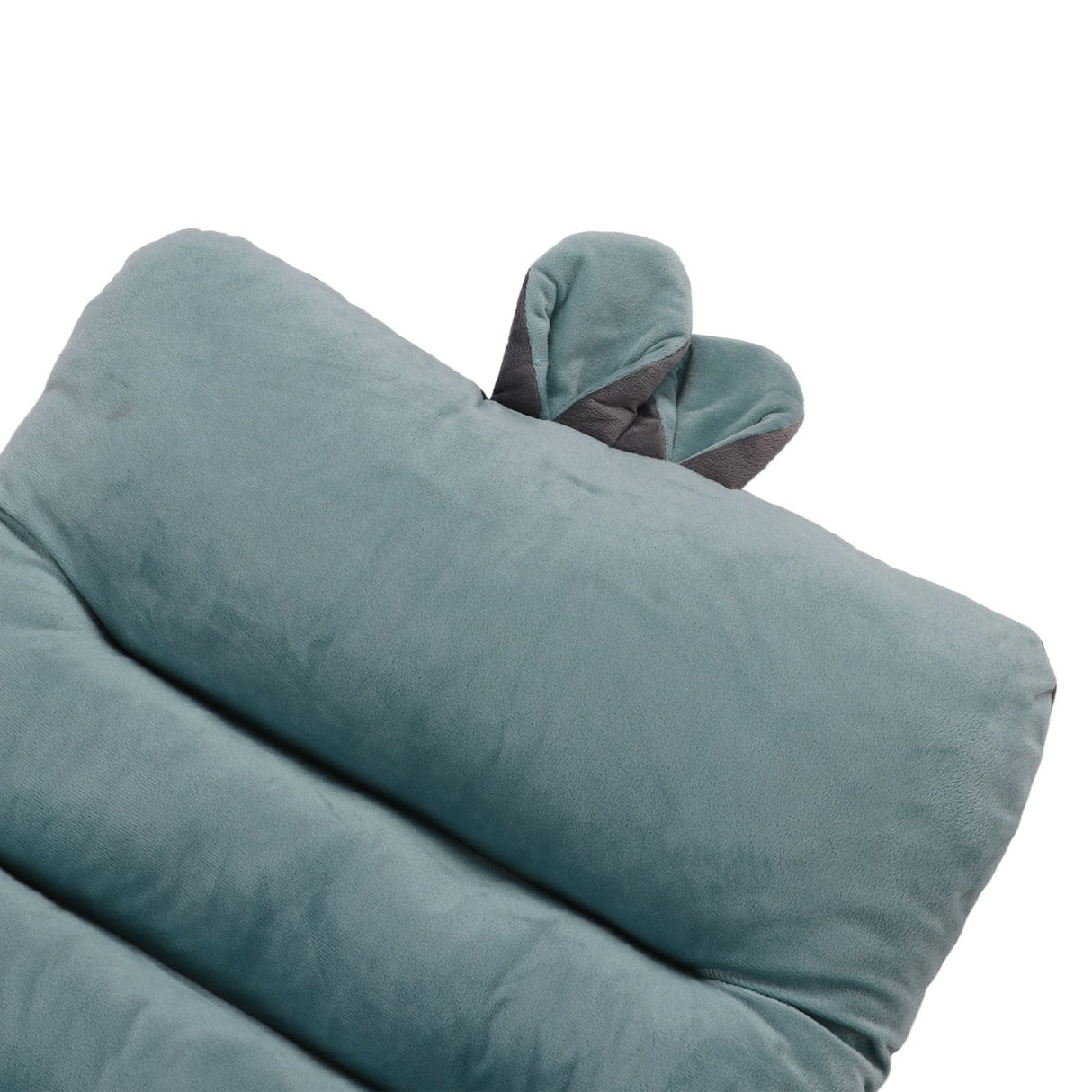 Integrated Recliner Backrest Cushion Plush PP Cotton Back Support Office Chair Sofa CushionBlue 45x100cm