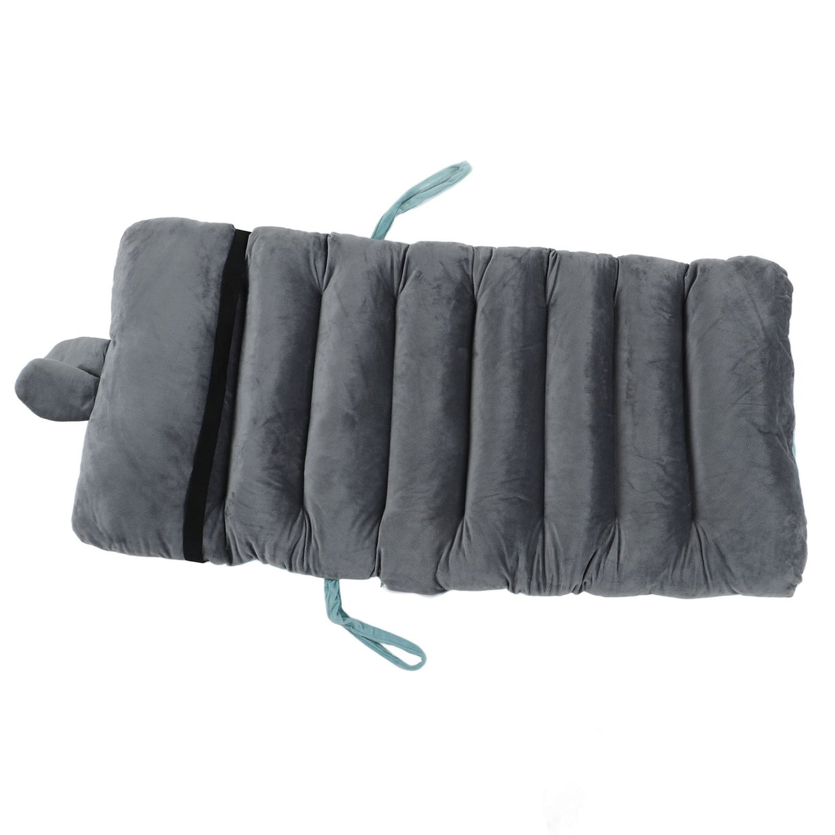Integrated Recliner Backrest Cushion Plush PP Cotton Back Support Office Chair Sofa CushionBlue 45x100cm