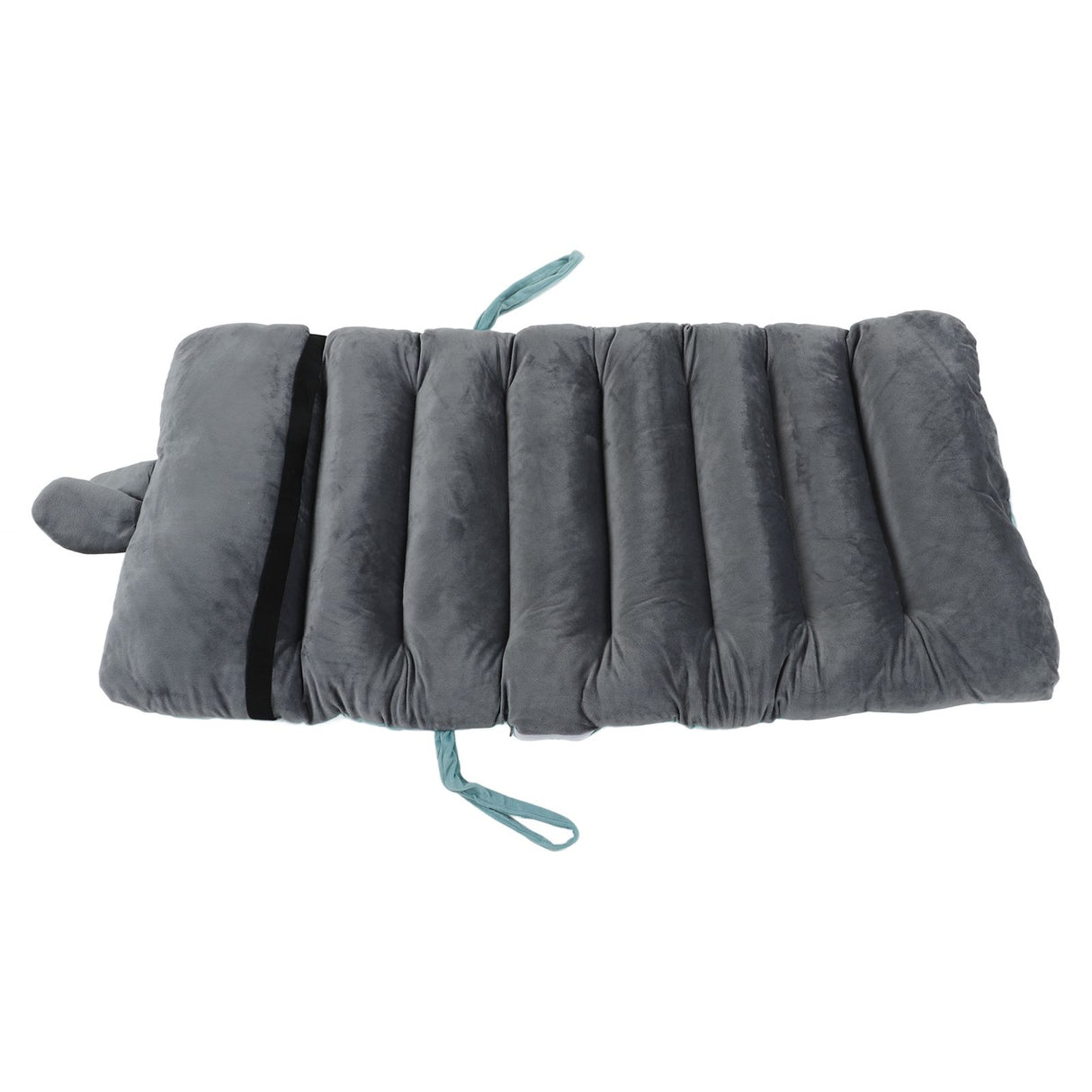 Integrated Recliner Backrest Cushion Plush PP Cotton Back Support Office Chair Sofa CushionBlue 45x100cm