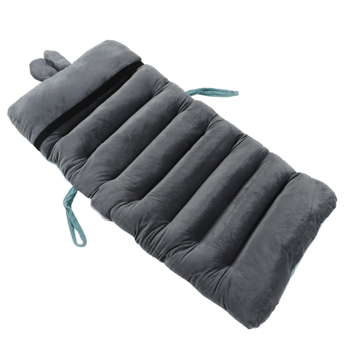 Integrated Recliner Backrest Cushion Plush PP Cotton Back Support Office Chair Sofa CushionBlue 45x100cm