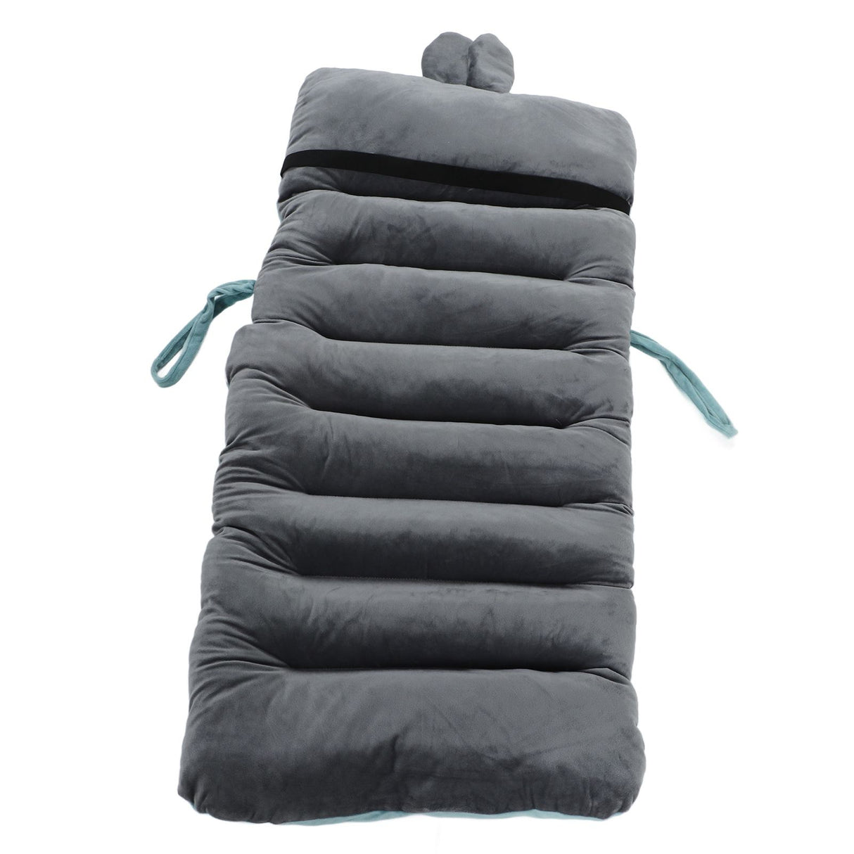 Integrated Recliner Backrest Cushion Plush PP Cotton Back Support Office Chair Sofa CushionBlue 45x100cm