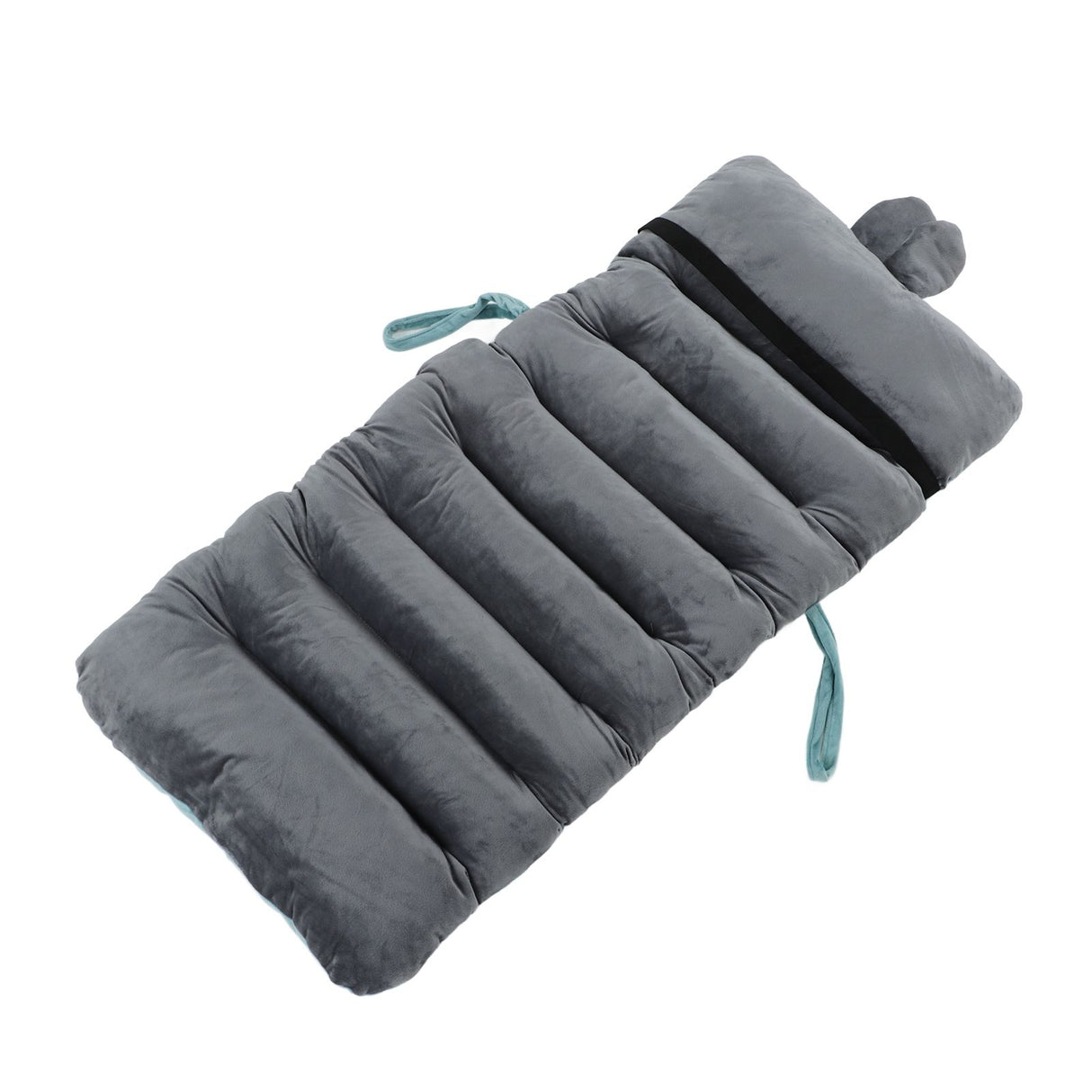 Integrated Recliner Backrest Cushion Plush PP Cotton Back Support Office Chair Sofa CushionBlue 45x100cm