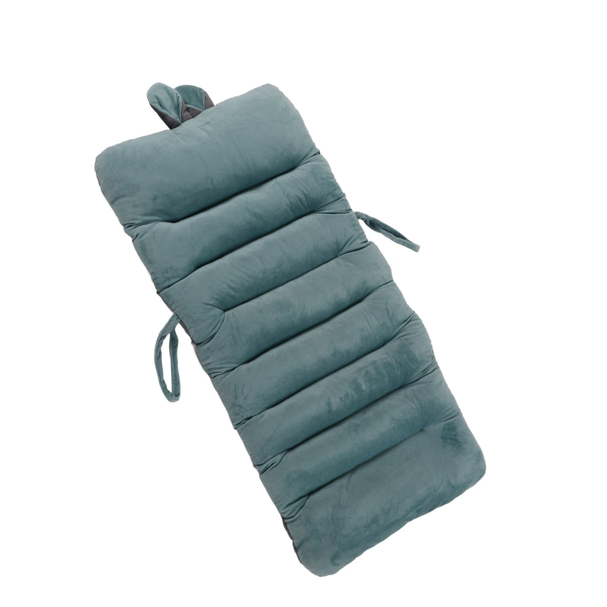 Integrated Recliner Backrest Cushion Plush PP Cotton Back Support Office Chair Sofa CushionBlue 45x100cm
