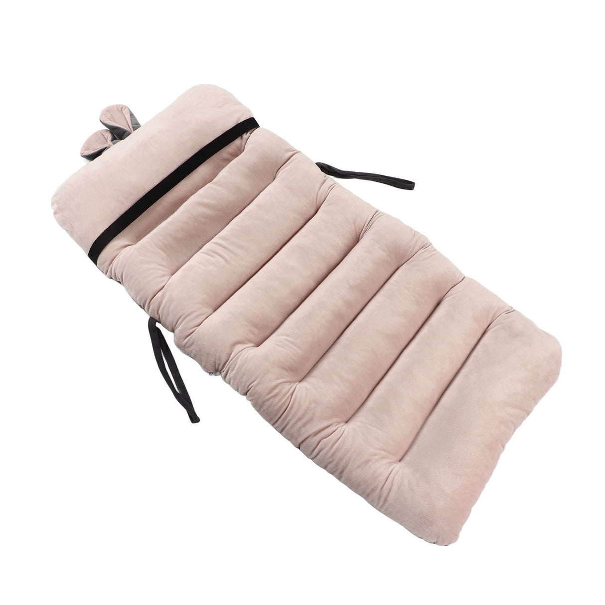 Integrated Recliner Backrest Cushion Plush PP Cotton Back Support Office Chair Sofa CushionLight Pink 45x100cm