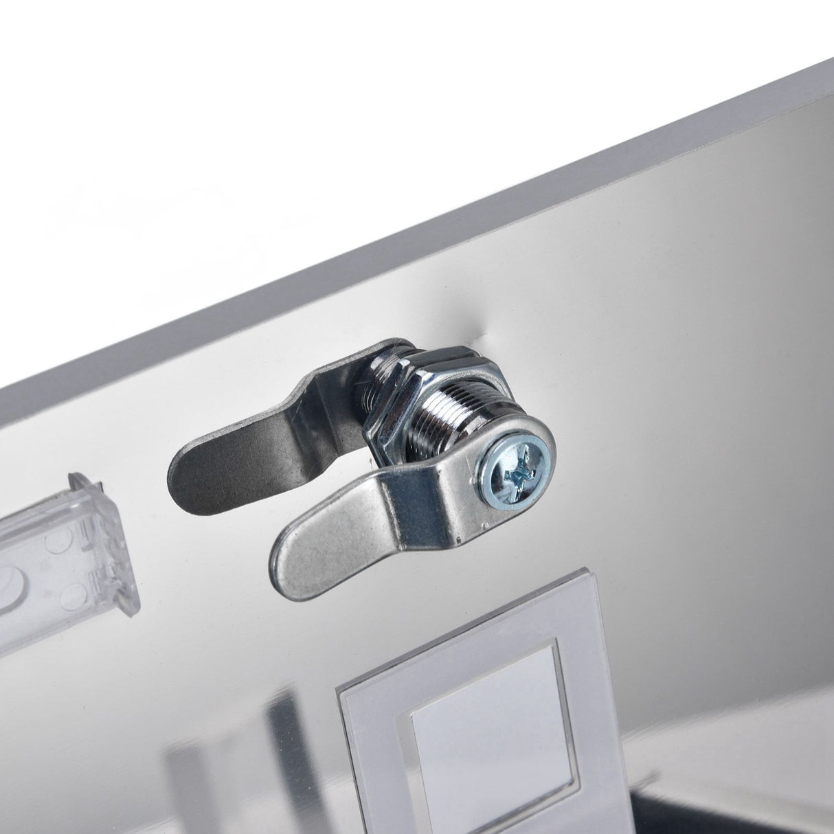 Mail Box European Style Narrow Slot Stainless Steel Hanging Locking Mailbox for Outside Garden