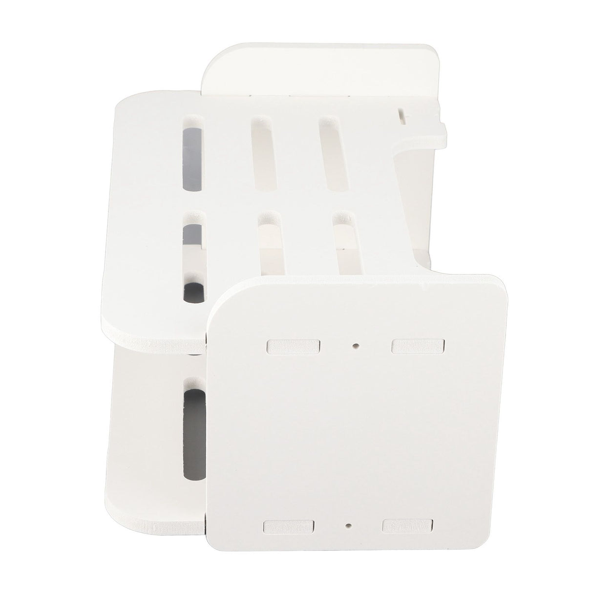 Set Top Box Shelf Free Punch Storage Rack Decorative Partition with Anti Collision Round Corner Rack
