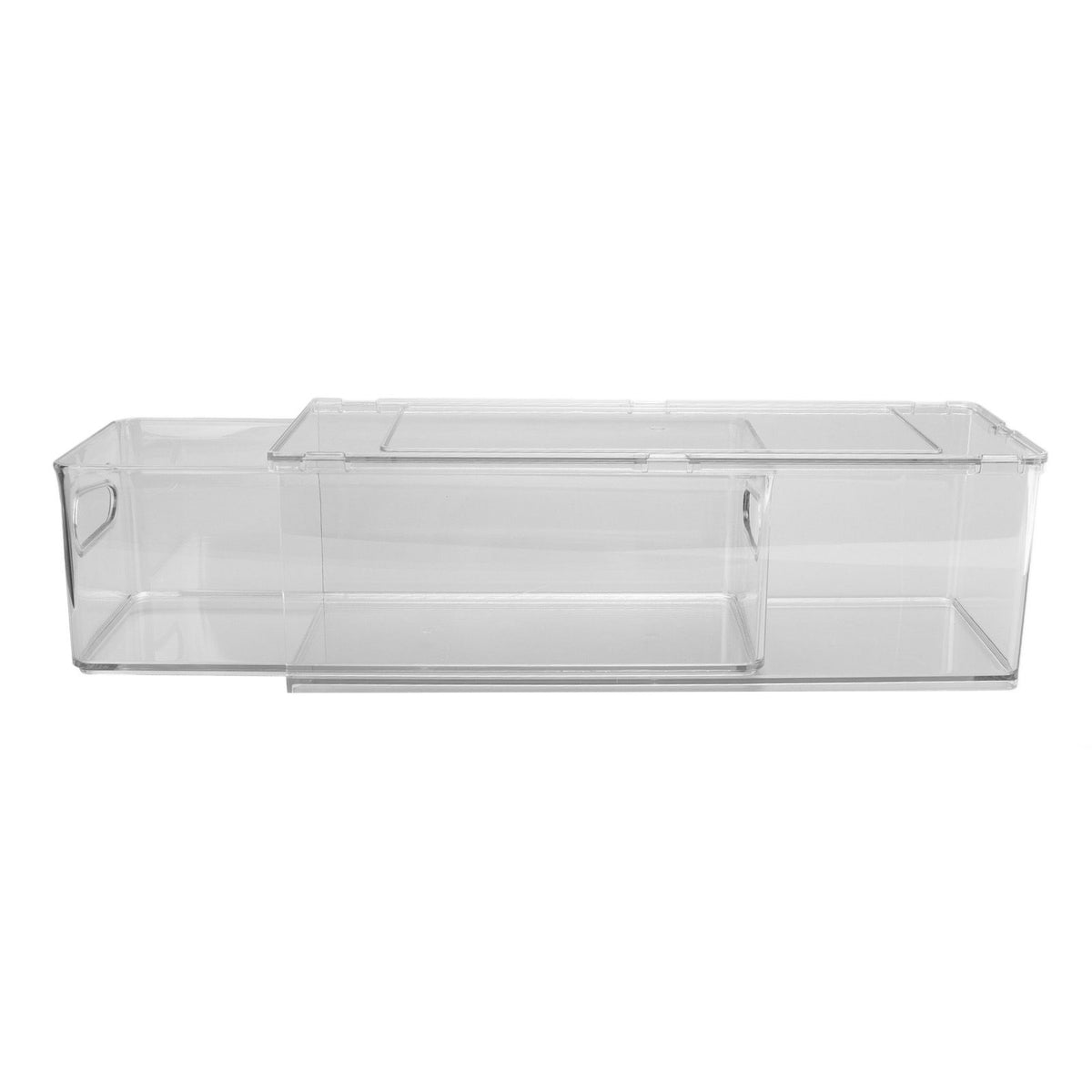 Drawer Storage Box Multifunctional Stackable Storage Container for Toothpaste Hairspray Soap Makeup Wipes Facial Tissue 3L