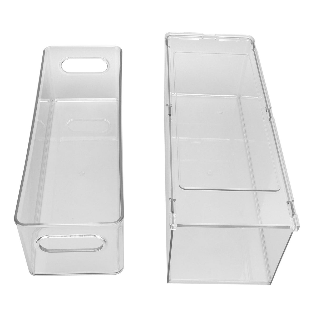 Drawer Storage Box Multifunctional Stackable Storage Container for Toothpaste Hairspray Soap Makeup Wipes Facial Tissue 3L