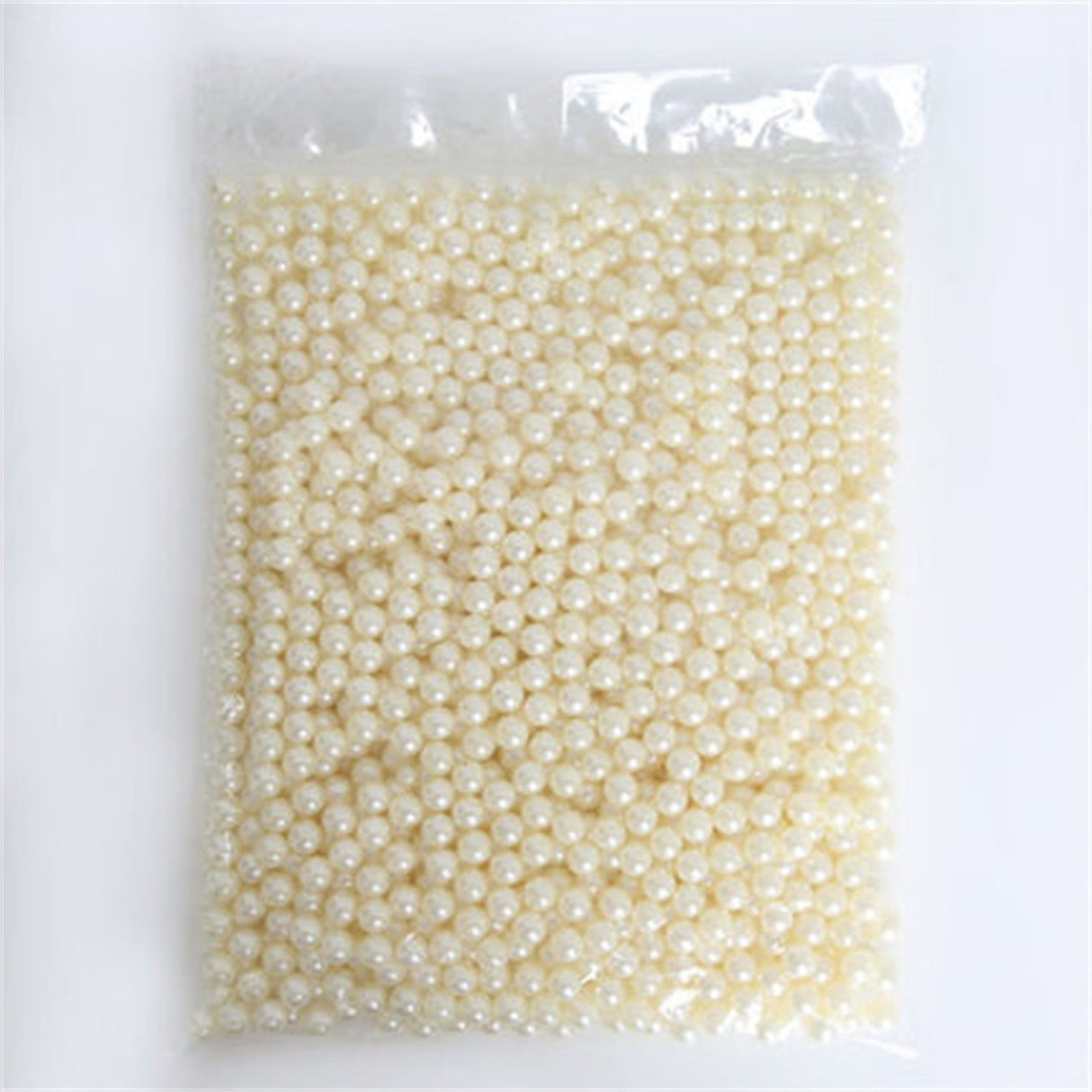 Makeup Brush Holders Multipurpose Acrylic Makeup Storage Box for Bathroom Vanity Countertop One Packet of White Pearls (Approx. 250g/8.8oz)