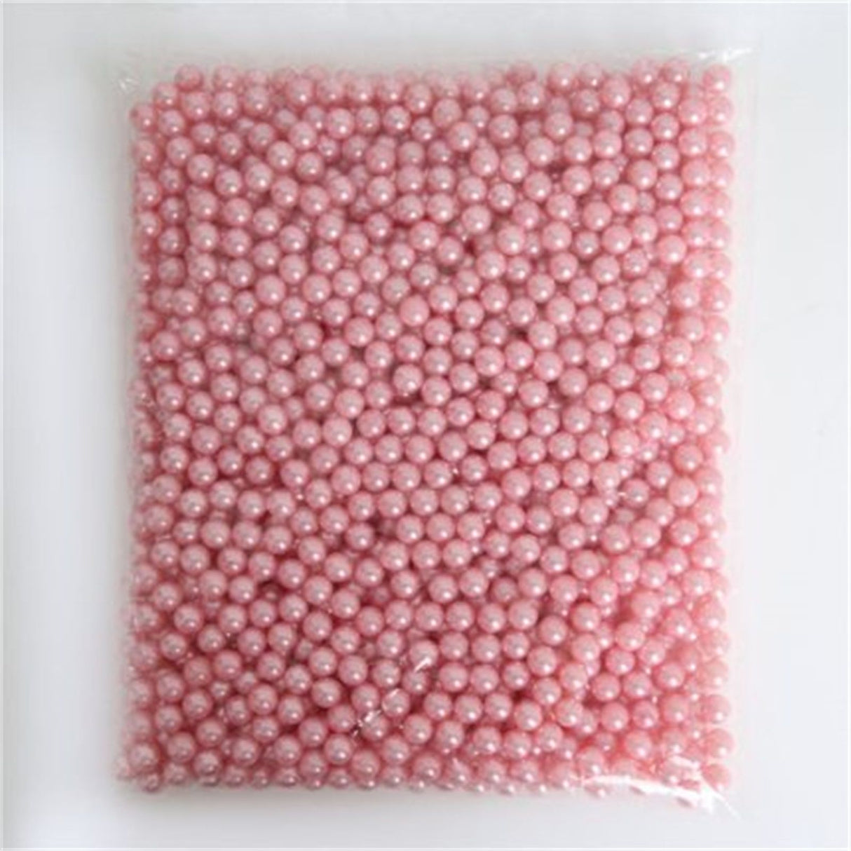 Makeup Brush Holders Multipurpose Acrylic Makeup Storage Box for Bathroom Vanity Countertop One Packet of Pink Pearls (Approx. 250g/8.8oz)