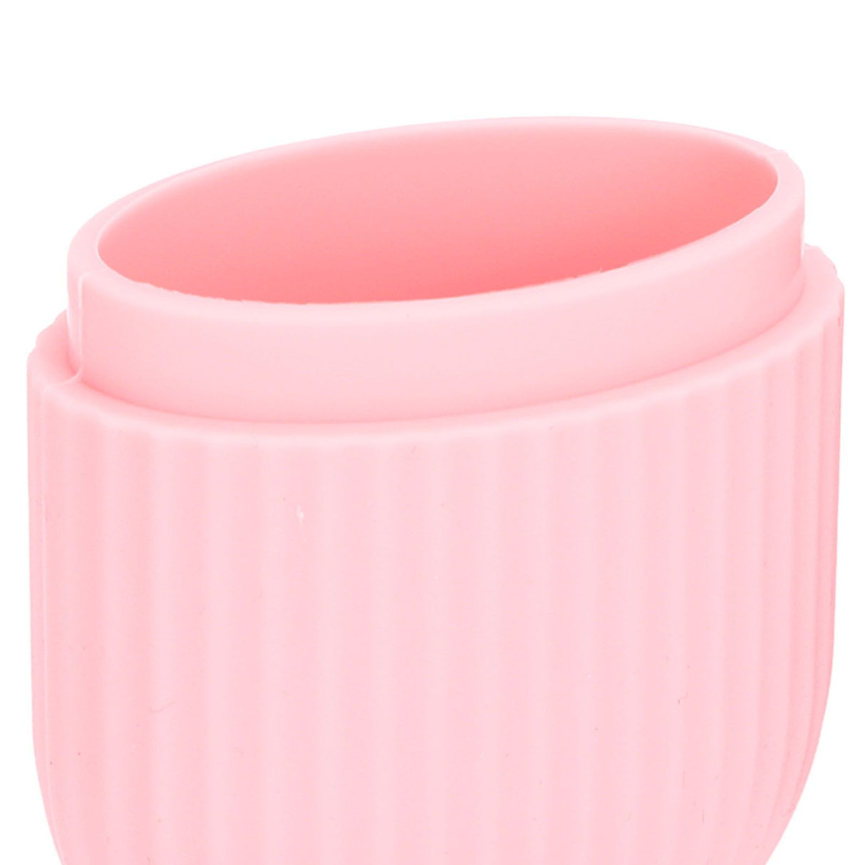 Face Icer Pain Relief Nonslip Grip Durable Silicone Easy Operation Ice Face Mold for Face Massage Skin Care Pink
