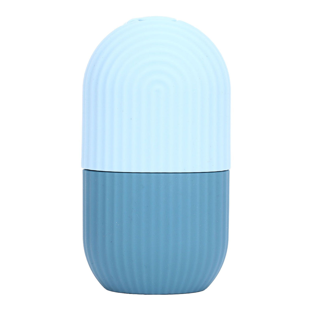 Face Icer Pain Relief Nonslip Grip Durable Silicone Easy Operation Ice Face Mold for Face Massage Skin Care Light Blue