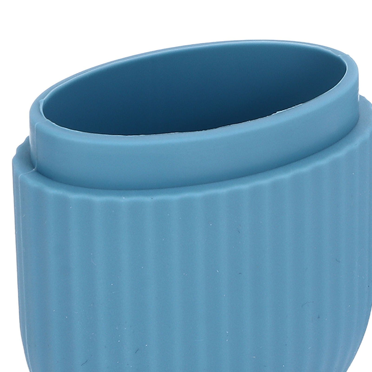 Face Icer Pain Relief Nonslip Grip Durable Silicone Easy Operation Ice Face Mold for Face Massage Skin Care Light Blue