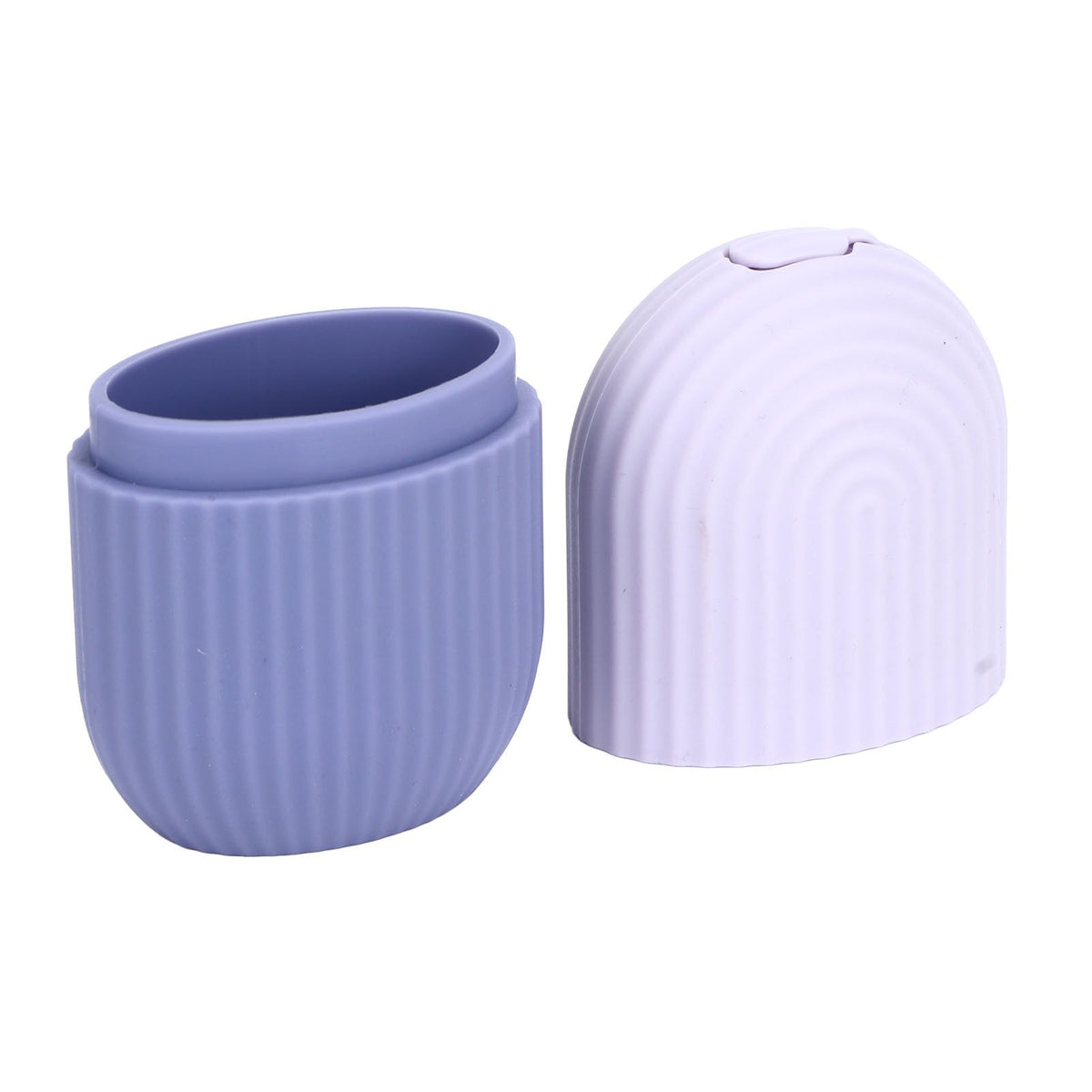 Face Icer Pain Relief Nonslip Grip Durable Silicone Easy Operation Ice Face Mold for Face Massage Skin Care Purple