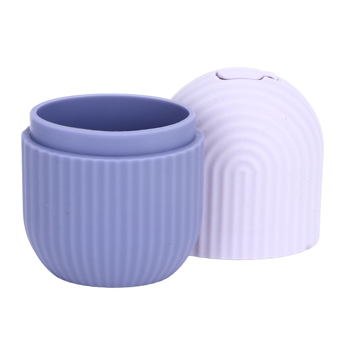 Face Icer Pain Relief Nonslip Grip Durable Silicone Easy Operation Ice Face Mold for Face Massage Skin Care Purple