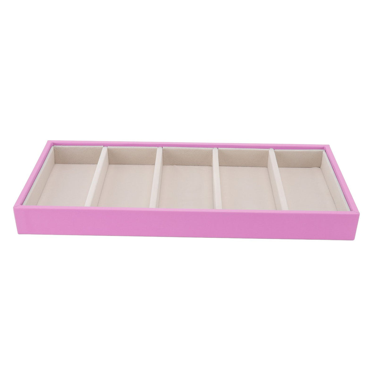 5 Grid Glasses Case Multifunction Space Saving 5 Slot Sunglasses Holder Storage Box Pink