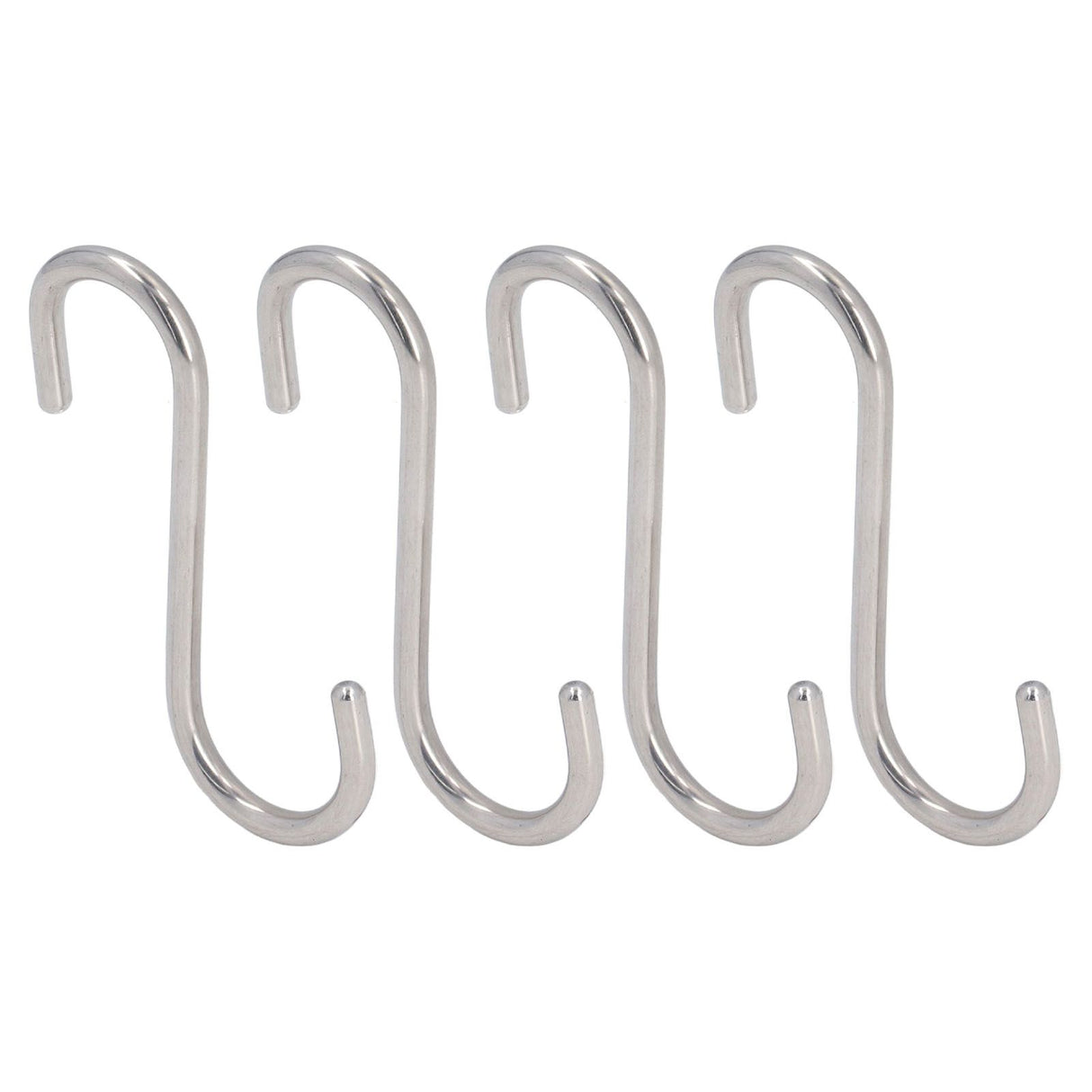8PCS S Hook Rustproof Stainless Steel S Hooks Heavy Duty Simple Style Overstriking Portable S Kitchen Hook for Bathroom 8 Pack S Hook