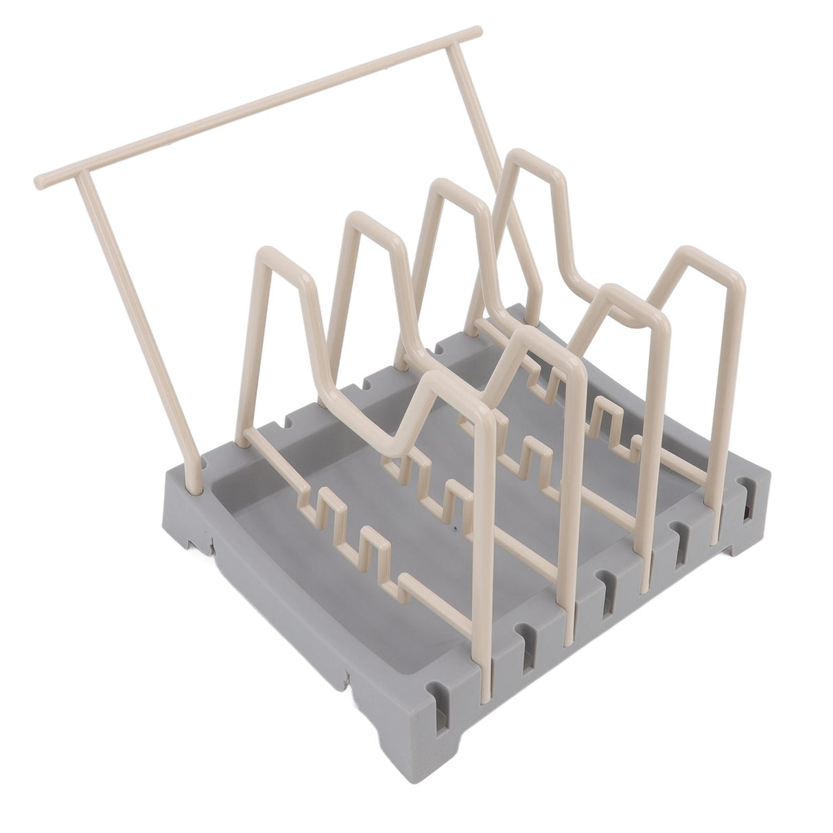 Pot Lid Holder Durable PP Space Saving Stable Nonslip Base Wide Application Cutting Board Organizer Type B