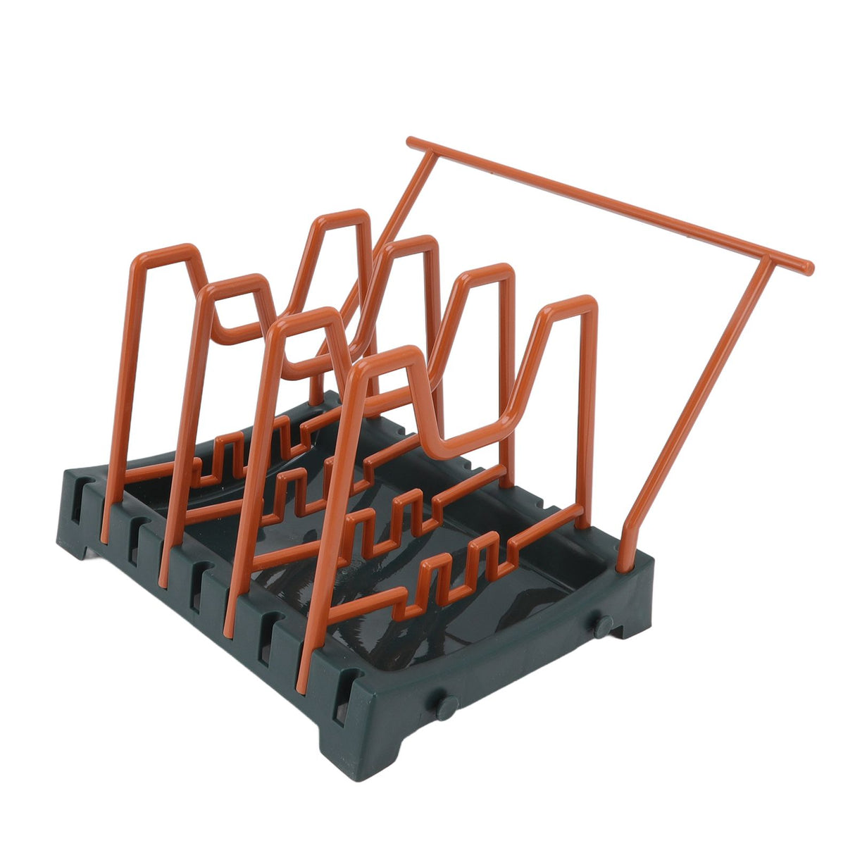 Pot Lid Holder Durable PP Space Saving Stable Nonslip Base Wide Application Cutting Board Organizer Type D