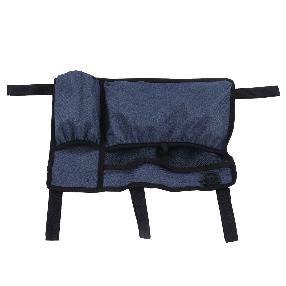 Multi Pocket Oxford Cloth Walker Storage Bag Wheelchair Side Hanging Storage Bag Walker Basket Bag Blue