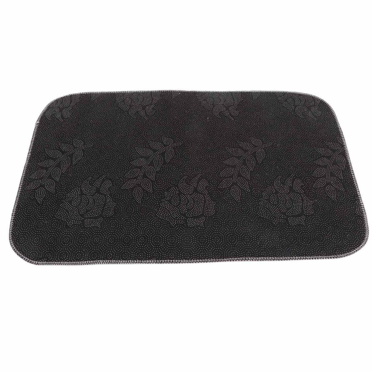 Bathroom Mat Modern Absorbent Quick Dry Bathroom Rug Entrance Door Antislip Mat Dark Blue Square