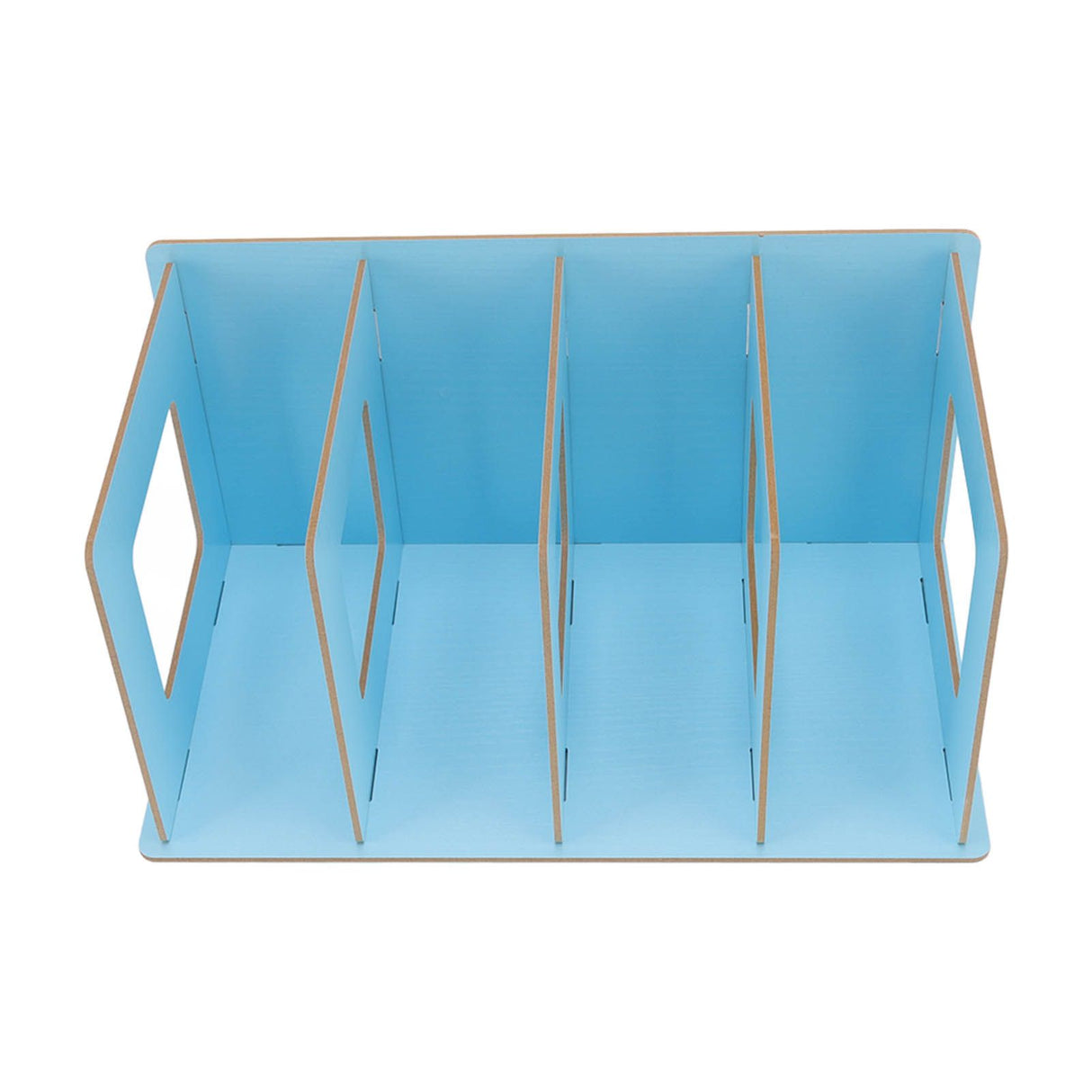Desk Book Rack Space Saving Wooden Card Magazine Holder DIY Desktop Bookshelf for Student Adult