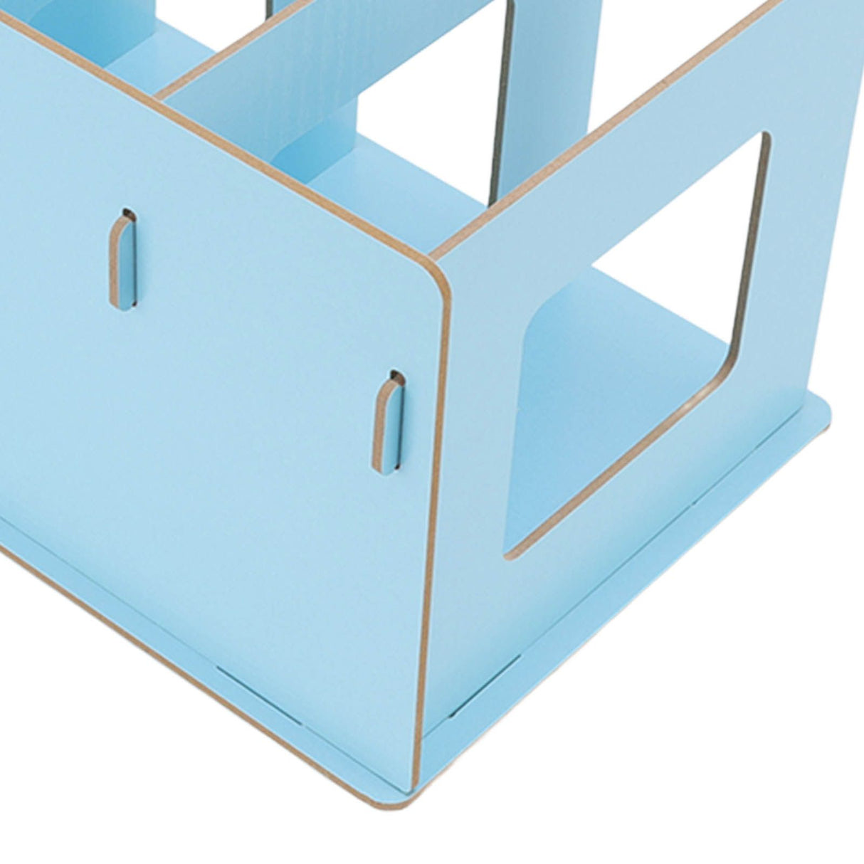 Desk Book Rack Space Saving Wooden Card Magazine Holder DIY Desktop Bookshelf for Student Adult