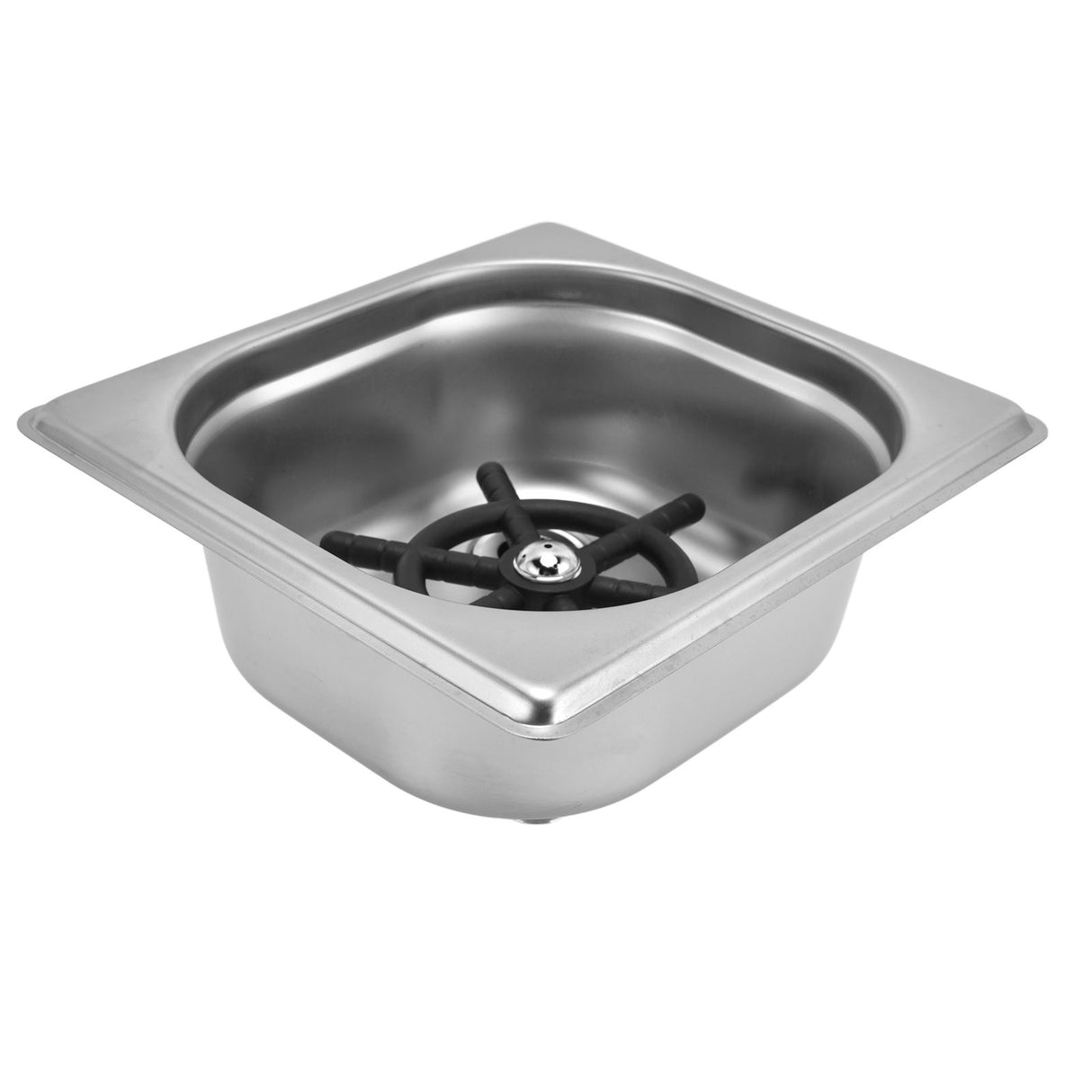 Glass Rinser Stainless Steel Automatic Cup Washer Cleaner for Bar Pub Restaurant Coffee Shop HotelSilver