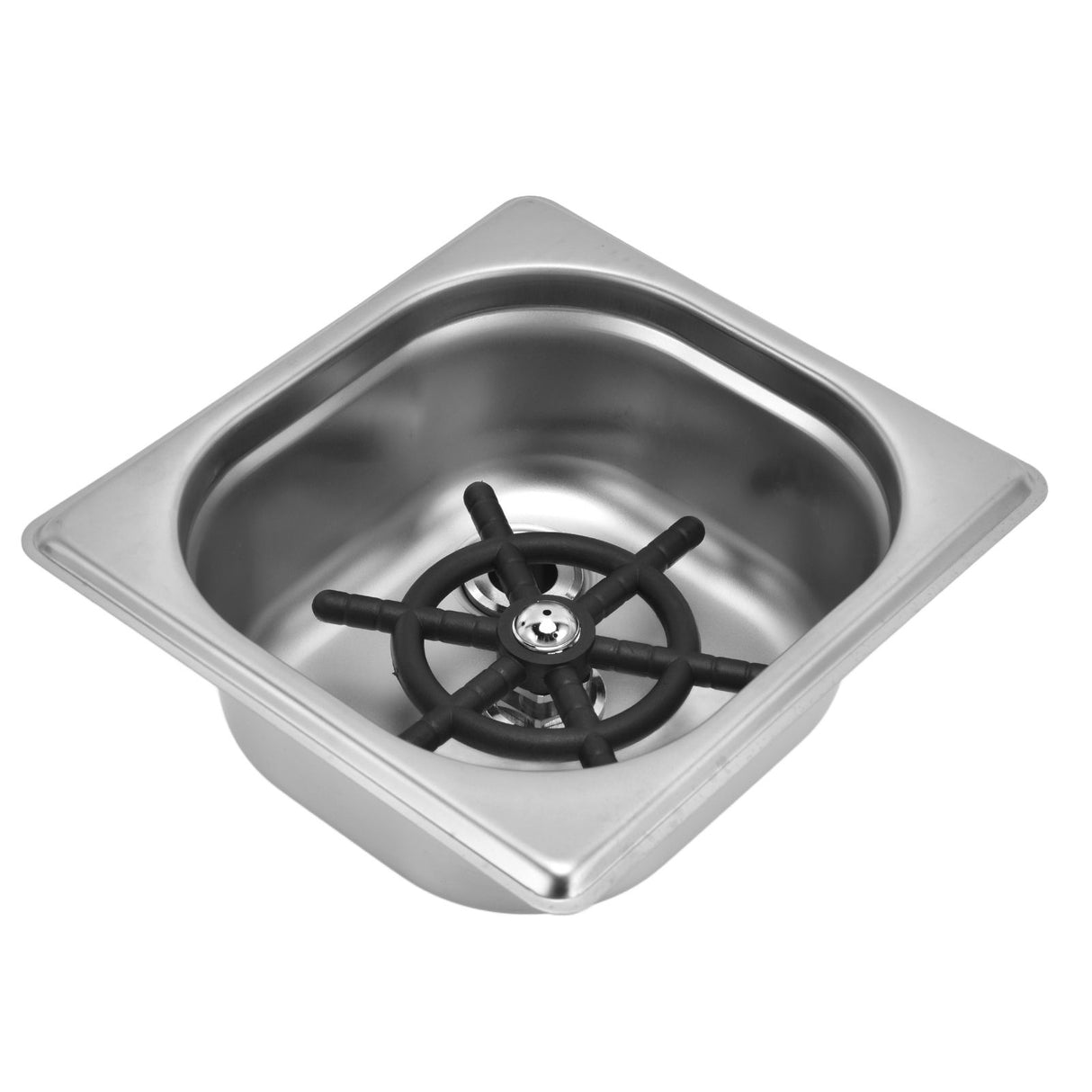 Glass Rinser Stainless Steel Automatic Cup Washer Cleaner for Bar Pub Restaurant Coffee Shop HotelSilver