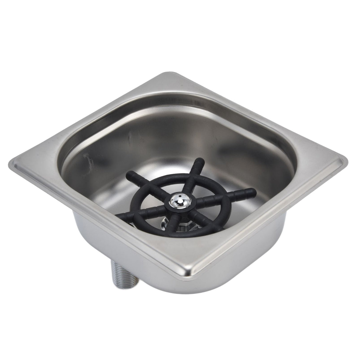 Glass Rinser Stainless Steel Automatic Cup Washer Cleaner for Bar Pub Restaurant Coffee Shop HotelSilver