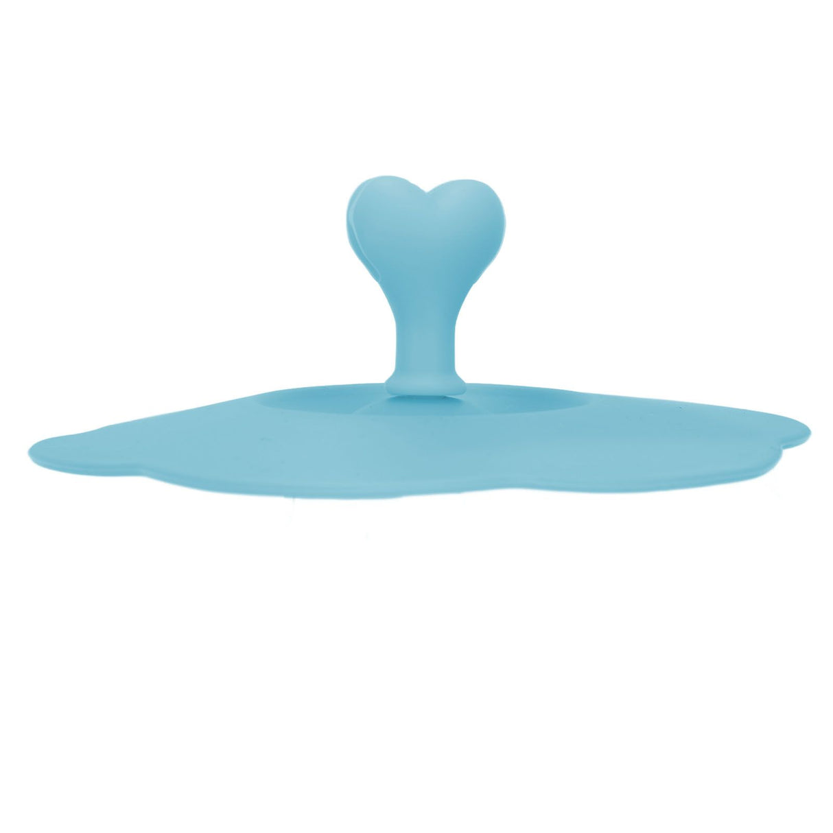 Silicone Lid Dustproof Heat Resistant Hot and Cold Beverage Cup Lid for Kitchen HomeBlue