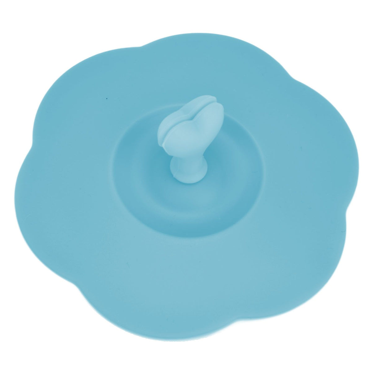 Silicone Lid Dustproof Heat Resistant Hot and Cold Beverage Cup Lid for Kitchen HomeBlue