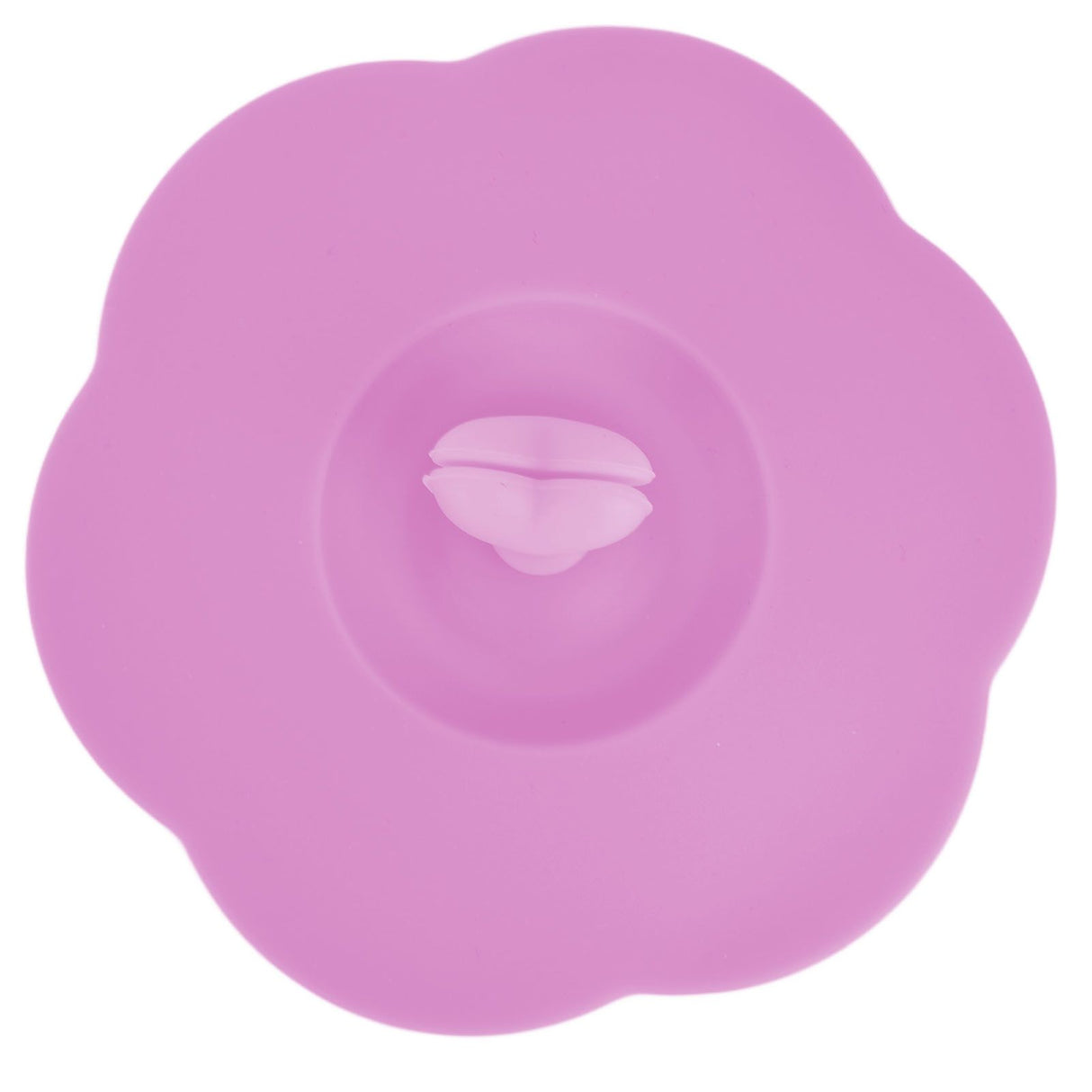 Silicone Lid Dustproof Heat Resistant Hot and Cold Beverage Cup Lid for Kitchen HomePink
