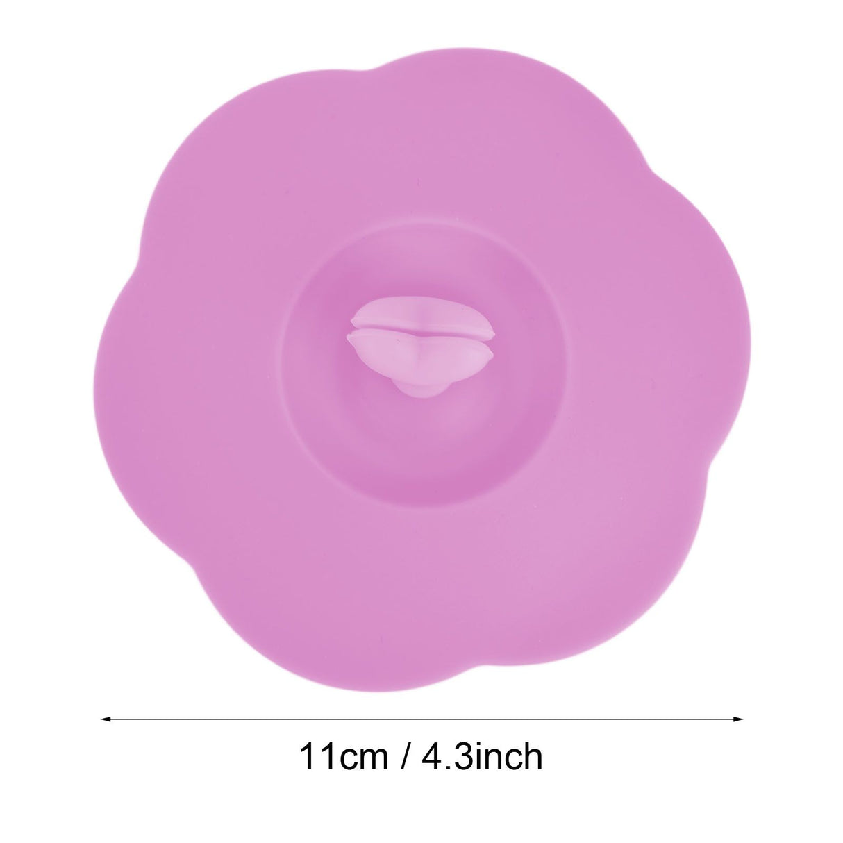 Silicone Lid Dustproof Heat Resistant Hot and Cold Beverage Cup Lid for Kitchen HomePink