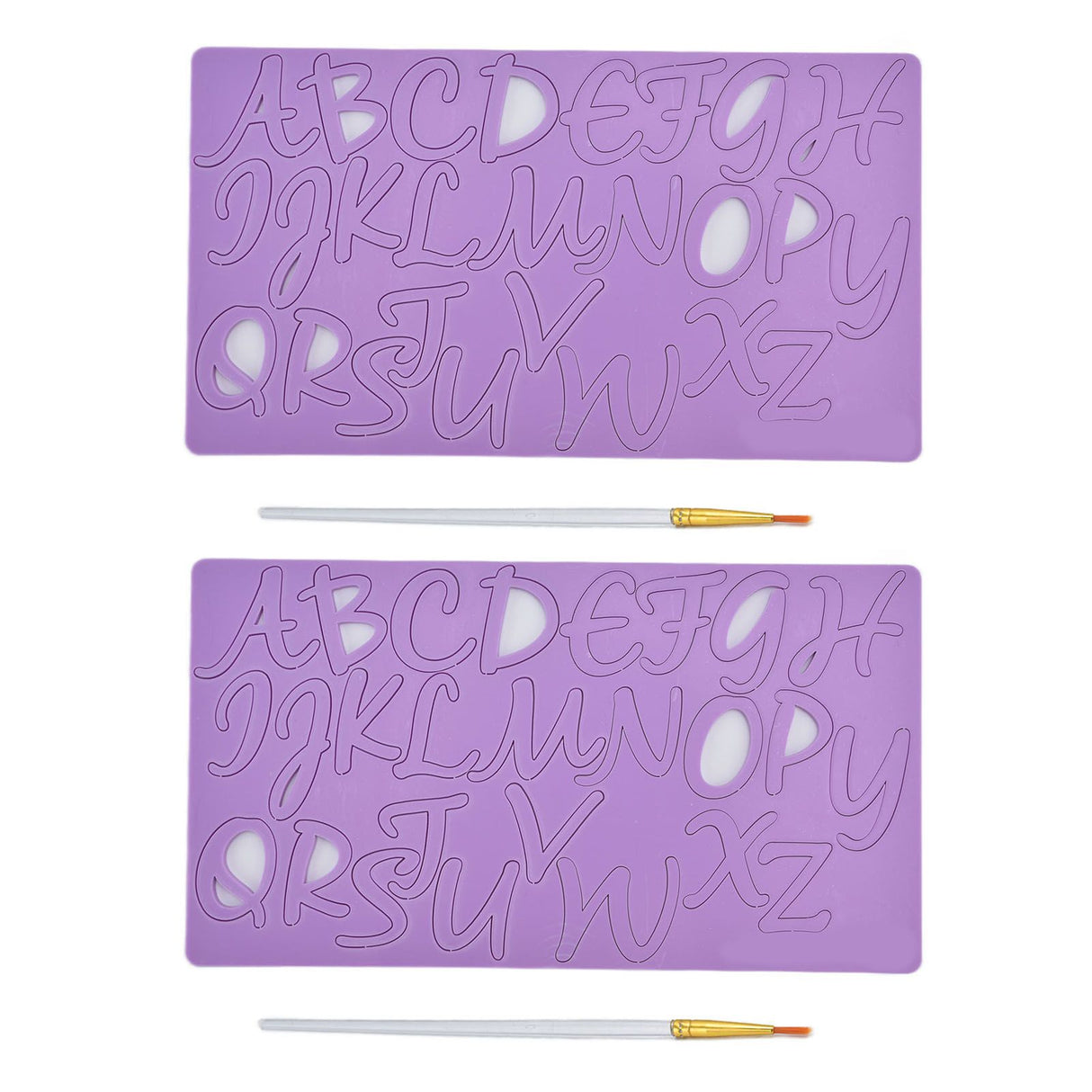 Letter Fondant Silicone Mold Alphabet A‑Z Silicone Fondant Mould for Birthday Anniversary Cake Decorating Candy Making
